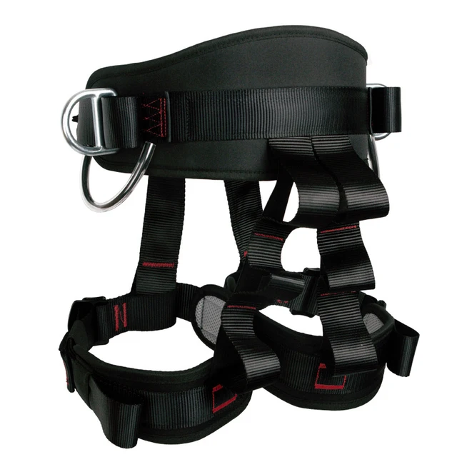 Camping Safety Belt 25KN Outdoor Rock Climbing Outdoor Expand Training Half Body Harness Protective Supplies Survival Equipment 4