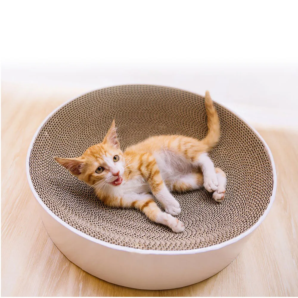 Тип чаши кошка Catnip скребок для ногтей подстилка-кровать игрушка кошки скребок гофрированная бумага котенок Коврик Отдых товары для домашних животных