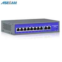 8ports 52v network poe switch with 101000mbps ieee 802 3 afat over ethernet ip camera wireless ap cctv camera security system