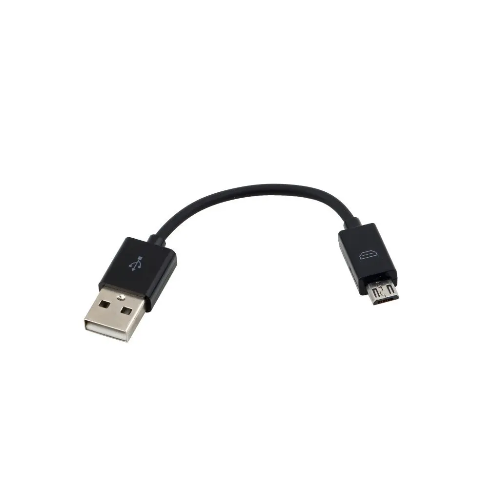 

Universal 10CM USB 2.0 A to Micro B Data Sync Charge Cable Cord For Cellphone PC Laptop New Male To Male Cable