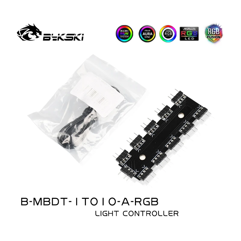 Bykski RGB концентратор от 1 года до 10 Каналы светильник ing сплиттер материнская плата