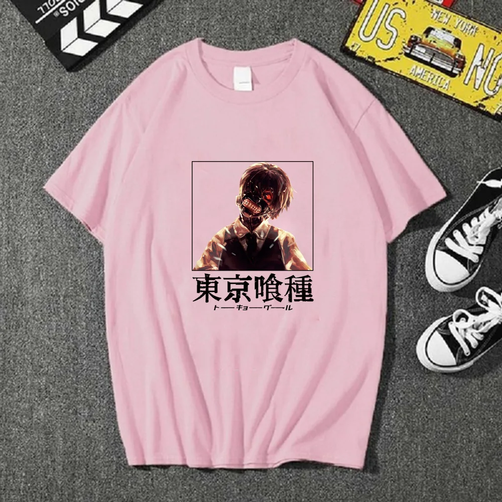 

Tokyo Ghoul T-shirt Short Sleeve Round Neck Casual Male and Female