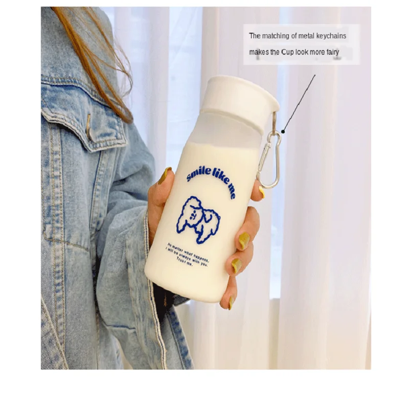 Чашка для воды Женская Студенческая Корейская версия сетчатая красная