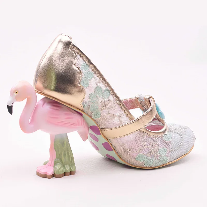 Женские свадебные туфли с Т-образным ремешком на каблуке 10 см летние