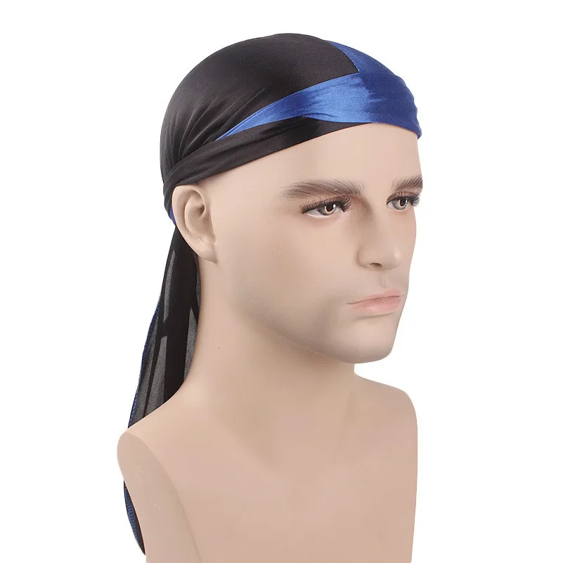 Patcchwork мужские дураги хип-хоп бандана-пират кепки Du Doo тряпка шелковистая дураг