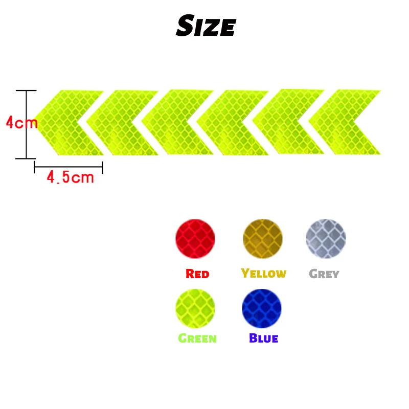 Светоотражающая наклейка для велосипеда 1 сумка | Спорт и развлечения