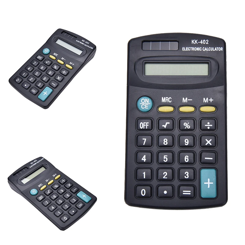 

1pcs Office Commercial Calculator Calculate Tool Battery Powered 8 Digit Electronic Calculator Portable Hot Sale Newest