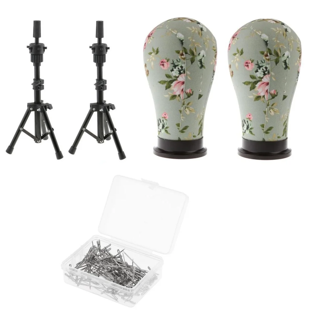 Манекен пробкового холста блок Держатель головки СТЕНД Т шпильки парик делая