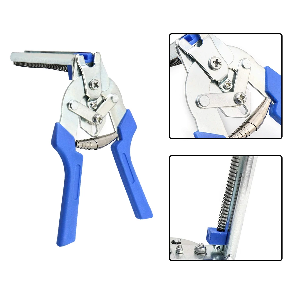 

1set Fastening Clamp Installation Poultry Cage Plier & 600 Nails Chichen Rabbit Fox Bird Dog Cage Clamp Installation Kit