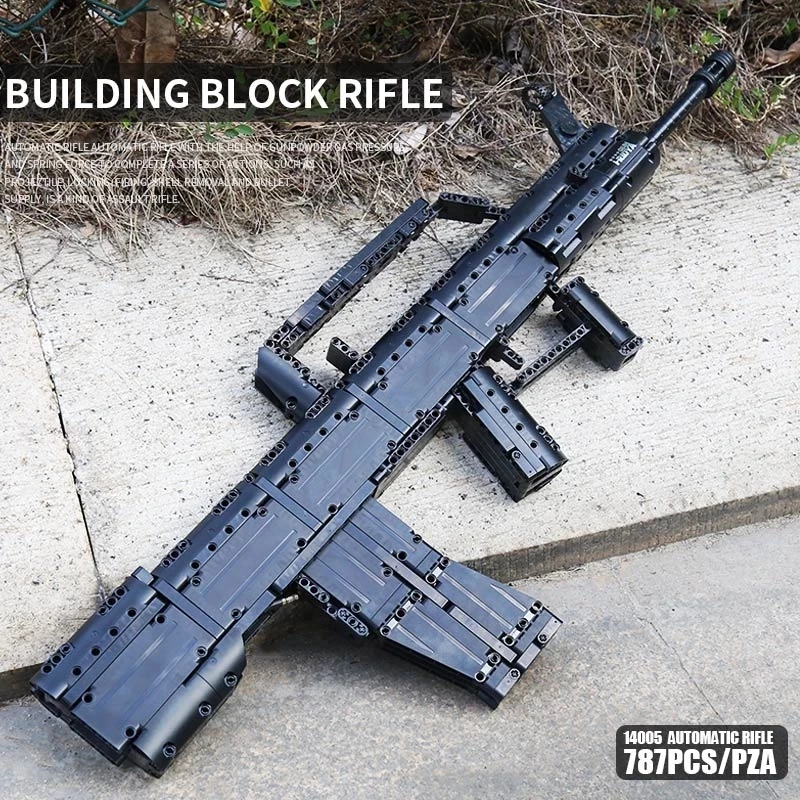 

New High-Tech Weapon Gun Series Model Bricks Creative Expert Military War Game Building Blocks Toys for Children Gifts