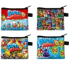 Сумочки для мелочи Super Zings, женские кошельки на молнии с мультяшным принтом, многофункциональная мини сумка для хранения игрушек, лучший подарок для детей, сумка для ключей