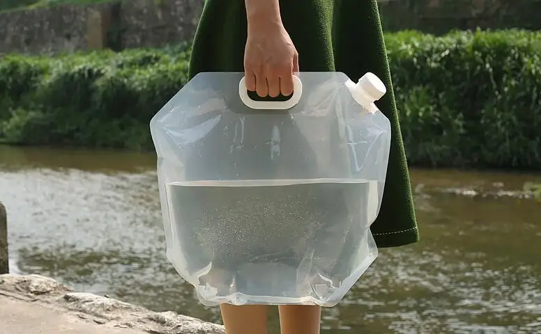 Уличная портативная складная сумка для воды экстренная спортивный складной