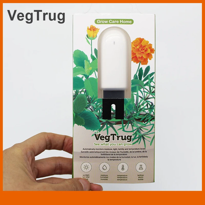 Глобальная версия VegTrug Цветок монитор Цифровой растения Трава цветок Почвы Вода