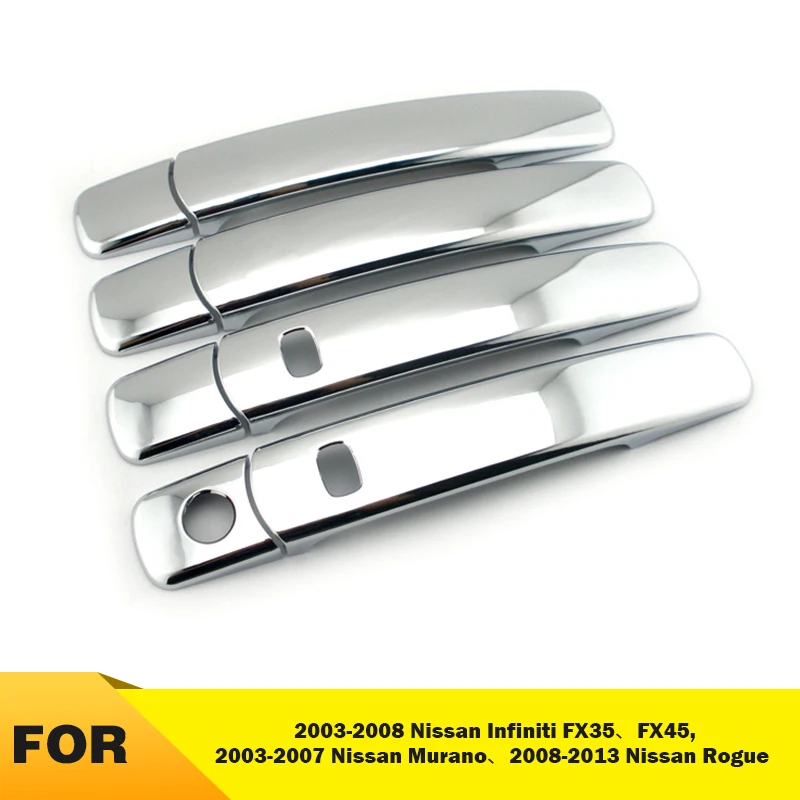 

Chrome decoration Door handle cover trim for Nissan Rougue X-TRAIL 2008-2013 Murano Infiniti FX35 FX45 2003-2008