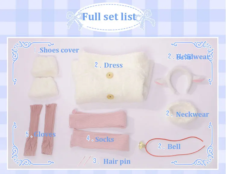 Re: Life in different world от zore Ram/Rem костюм феи для косплея сказочная овечка милая Лолита женское платье униформа аниме одежда