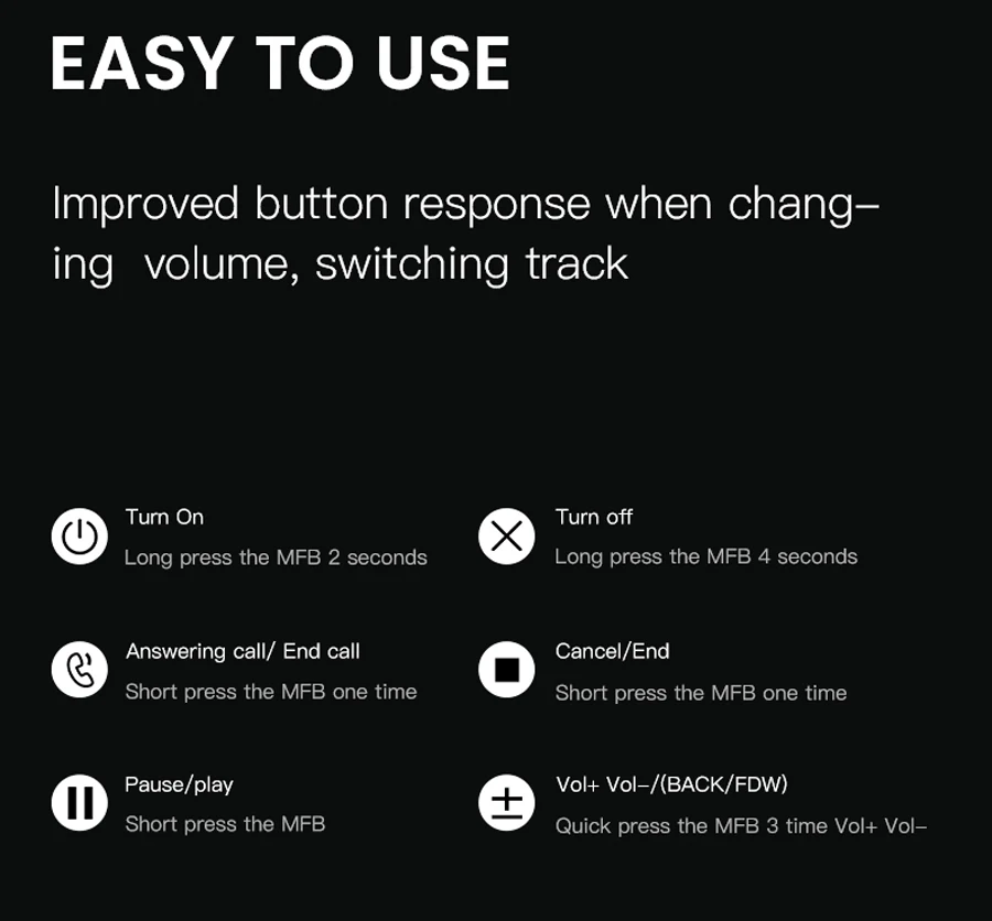 TWS Sports Wireless Bluetooth Earphone Headphones Ear-hook Stereo Earbuds Earphones IPX5 Waterproof with Mic Phone Headset
