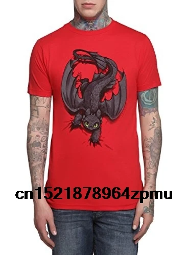 Мужская футболка модная Как приручить дракона Ночная фурия Икс-нин Футболка
