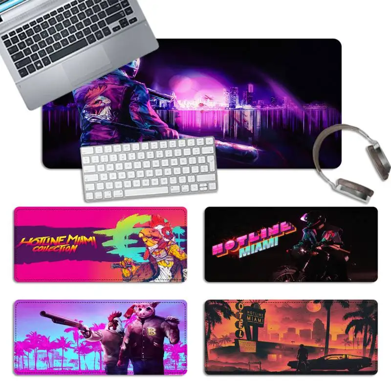 

Funny Hotline Miami Gaming Mouse Pad Gaming MousePad Large Big Mouse Mat Desktop Mat Computer Mouse pad For Overwatch