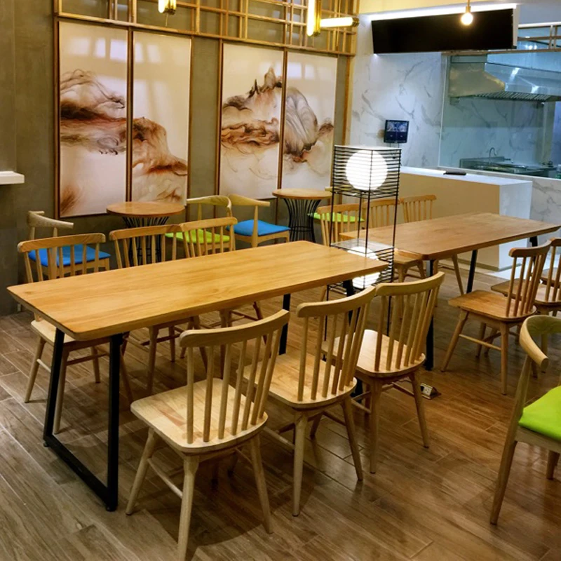 Виндзорское кресло из цельного дерева Скандинавское обеденное для дома простое