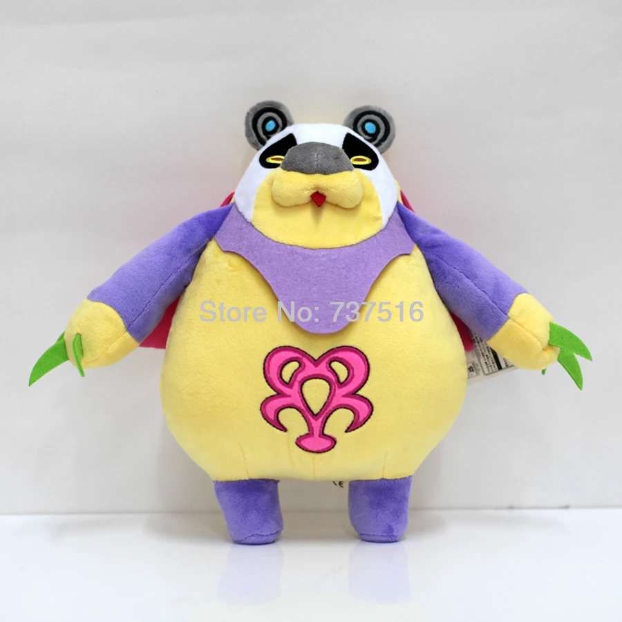 Новый аниме Королевство Сердца желтый коома панда плюшевый с большими глазами