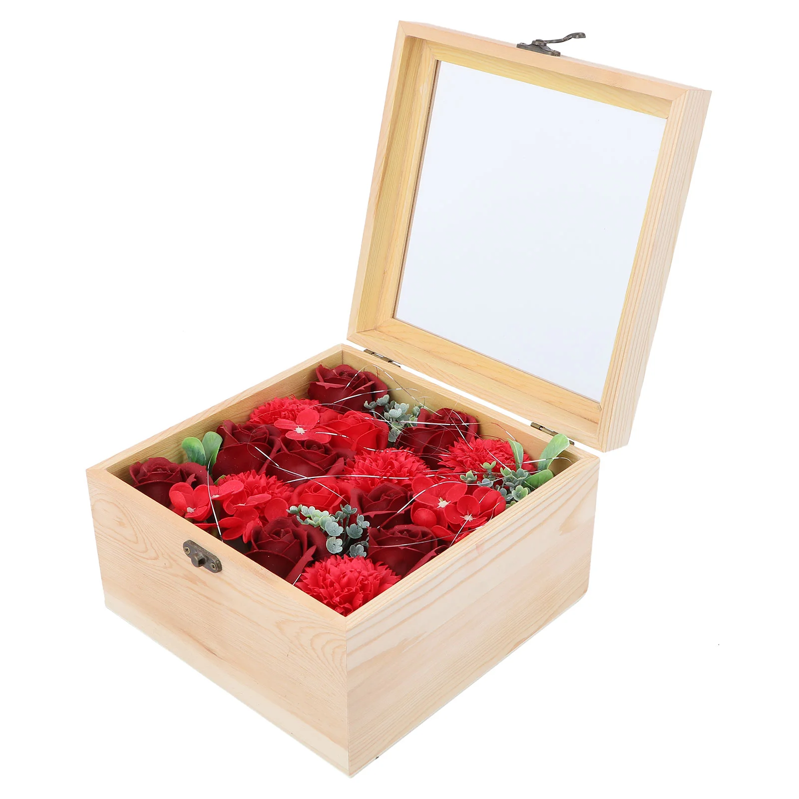 

1 коробка, квадратное мыло в форме цветка, красивое мыло, роза, Подарочная коробка, праздничный подарок