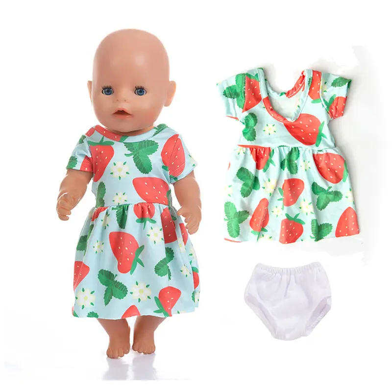 

Fashion Dress Wear For 43cm Baby Doll 17 Inch Born Babies Dolls Clothes And Accessories