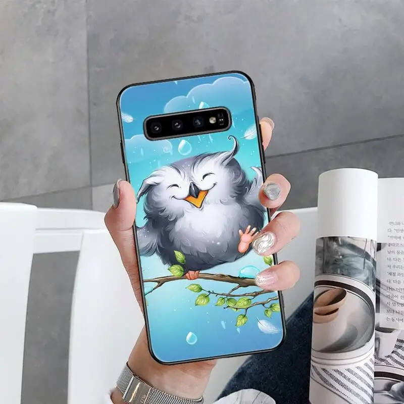 

Cute Owl Lover Cartoon Phone Case For Samsung Galaxy S5 S6 S7 S8 S9 S10 S10e S20 edge plus lite