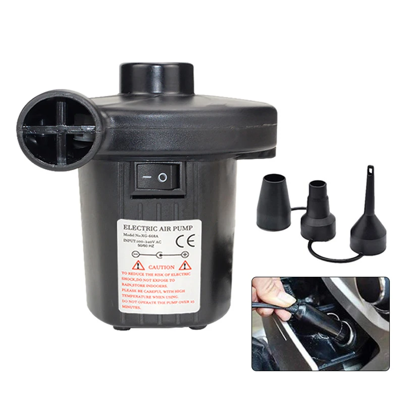 12V автомобильный Электрический насос электрический воздушный надувной с 3