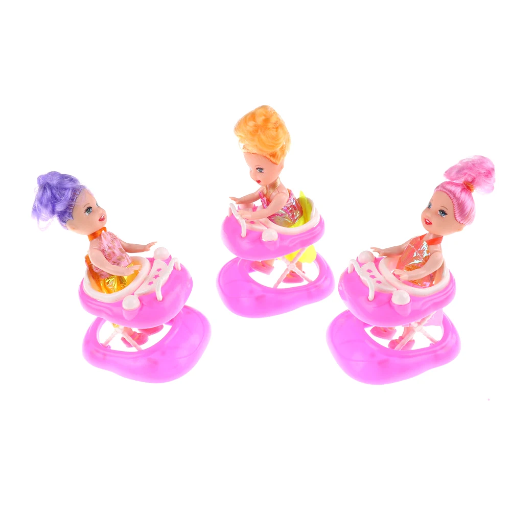 

Новинка 2018, 8*6,5*11,5 см, пластиковый ходунок для 3,5 дюймового нового кукольного дома, Миниатюрный дисплей для кукольного домика