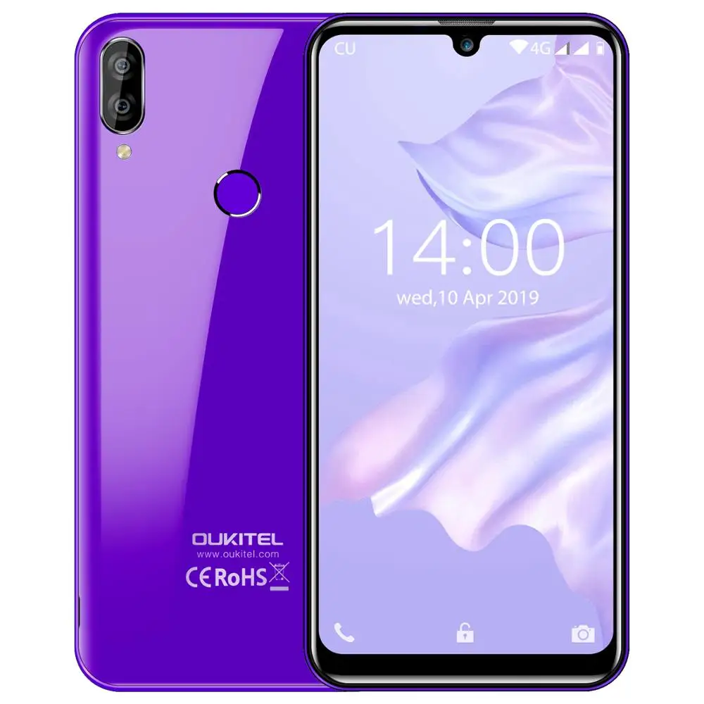 Смартфон OUKITEL C16 Pro 32 Гб 3 оперативной памяти отпечаток пальца 2600 мА*ч
