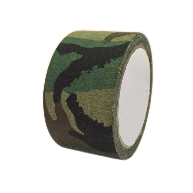 Woodland Camo 5 м канал наружная камуфляжная обертка винтовка ружье охотничья водонепроницаемая клейкая камуфляжная невидимая лента бинт 0,05 м x 5 м/2 дюйма x 196 дюйма - Цвет: Woodland Camo