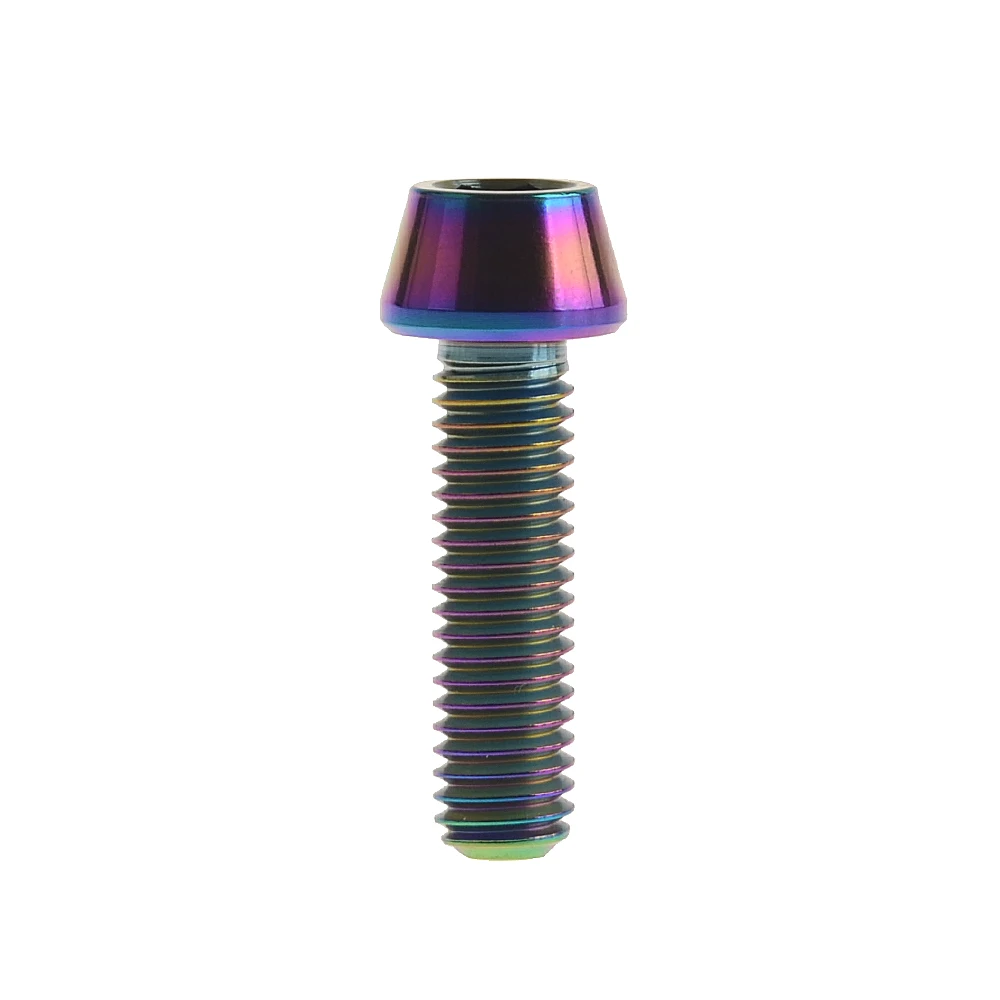 Титановый винт Ti M6x10 16 18 20 25 30 35 40 45 50 55 60 65 мм шестигранный ключ коническая головка