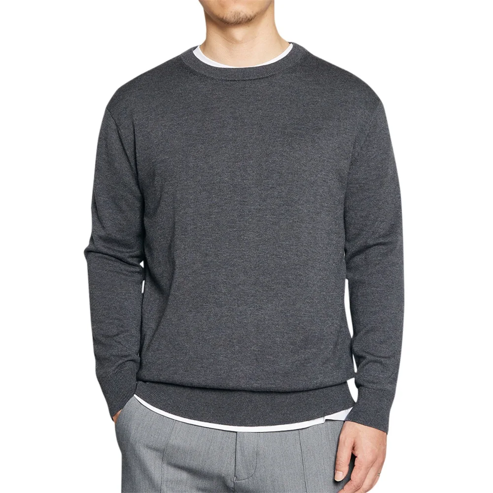 Мужской Повседневный пуловер Allthemen свитер мужская одежда с круглым вырезом