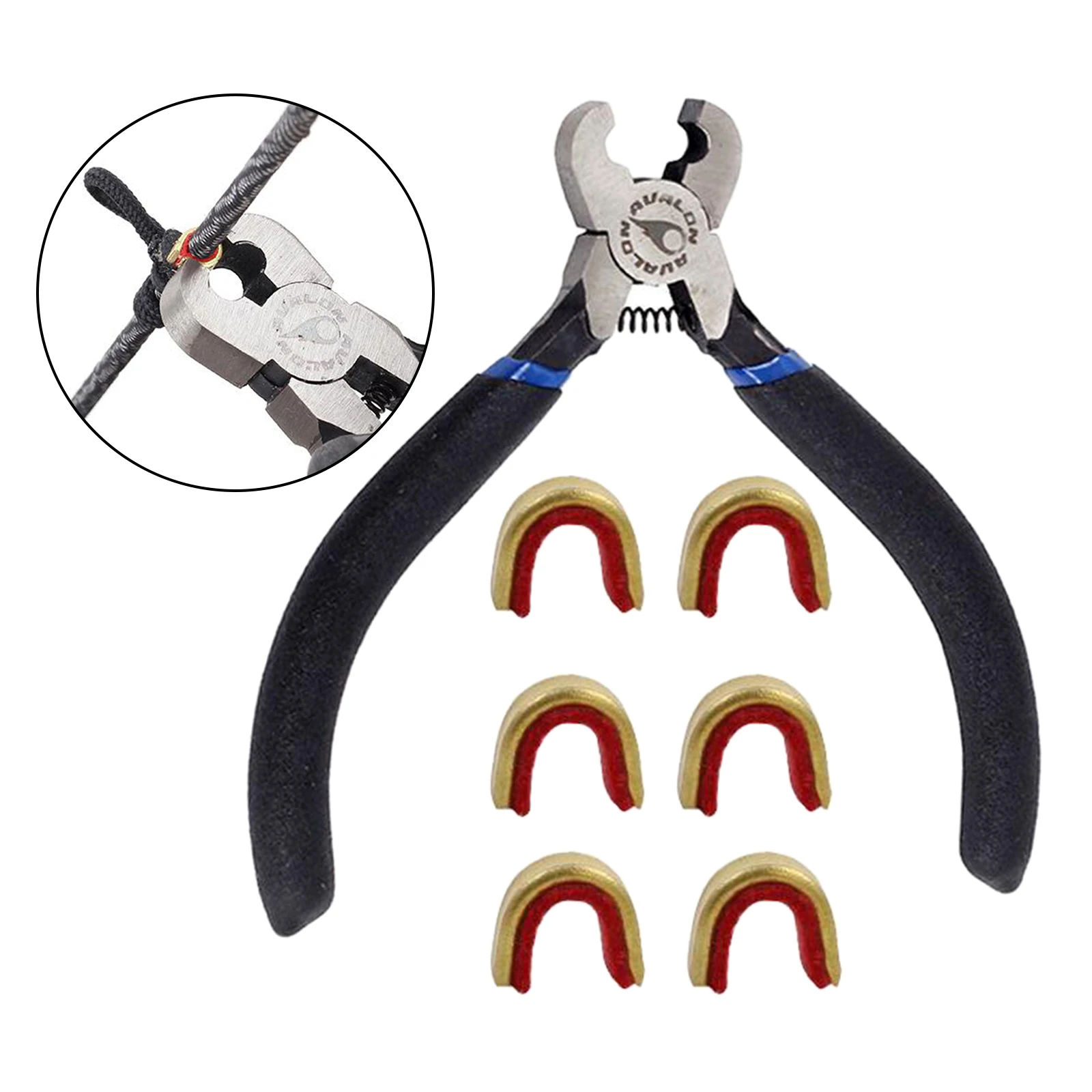 

Archery Bow String Nocking Points Pliers Brass Buckle Clip Knocks Bow Tool