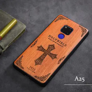 real wood case for huawei mate 20 30 pro 20x lite p40 p30 nova 7i cover embona carving embossed protective hard funda casing free global shipping