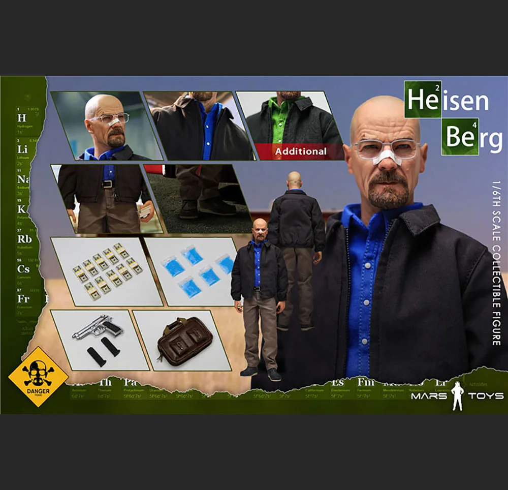 Игрушки Mars 1/6 фигурка хизенберга во все тяжкие · белый костюм с игрушкой-моделью