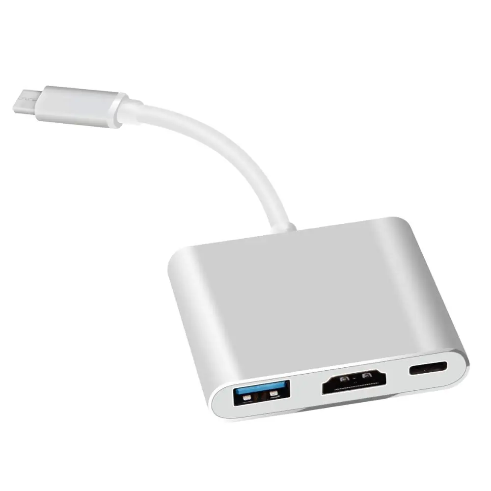 USB-C к HDMI 3 в 1 кабель конвертер USB адаптер hdmi usb для Samsung Apple Macbook 1080P Thunderbolt |