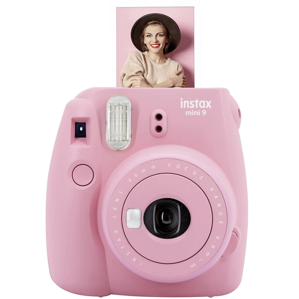 100% Подлинная Fujifilm Instax Mini 9 камера Fuji мгновенный Модернизированный мини 8 пленка
