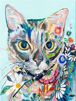 5d diy diamond painting animal cat 5d diamond embroidery stitch cross rhinestone home ddecoration art