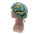 Регулируемый тюрбан с принтом для детей и взрослых, шапочка для пятен, шапочка для ухода за волосами, головной убор для ночного сна, шелковая головка, шапочка для душа, инструменты для укладки волос