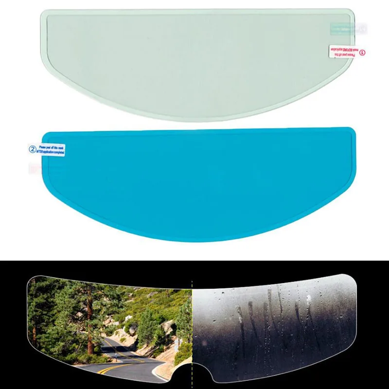 Защитная пленка для мотоциклетного шлема защита от дождя запотевания |