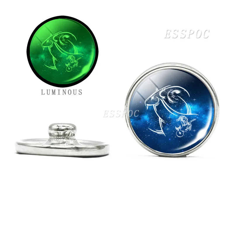 Стеклянный кабошон 18 мм ювелирные изделия 12 знаков зодиака стеклянный купол