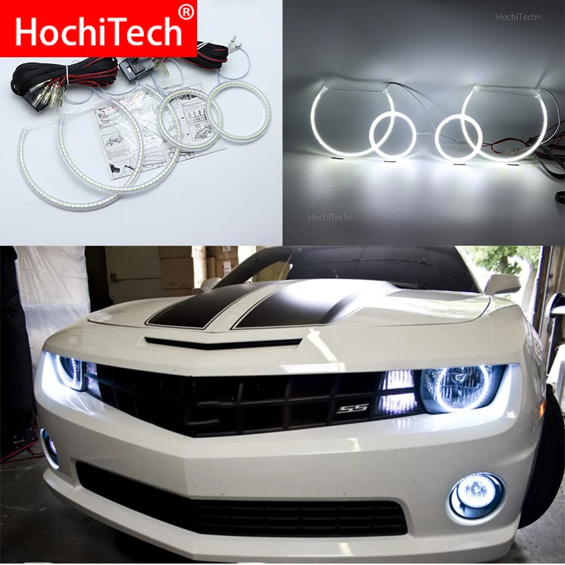 

For Chevrolet Chevy Camaro 2010 - 2013 Smd Led Angel Eyes kit Excellent Ultra bright illumination DRL Daytime running lights