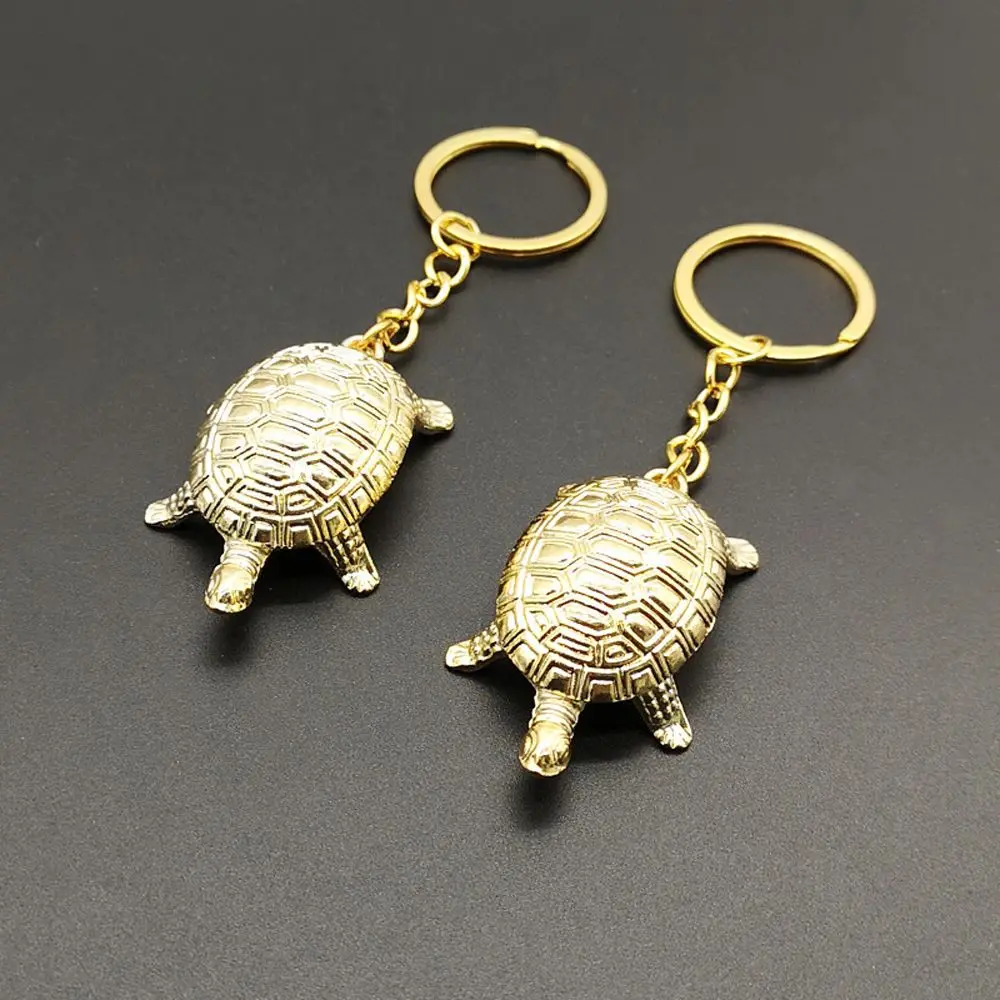 

2Pcs Golden Money Turtle Tortoise Animal Figurines Pendant Hanging Ornaments Temple Praying Lucky Mascot Gift Home Decoration