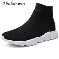 mens fashion sock sneakers men brand sport shoes for male running jogging trainers designer black big size 47