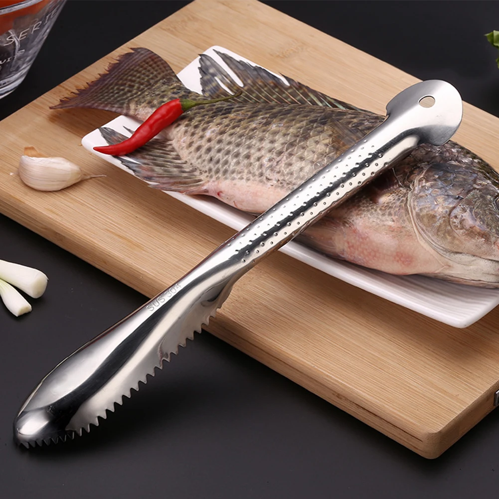 Скребок для рыбной чешуи приготовления пищи из нержавеющей стали быстрая