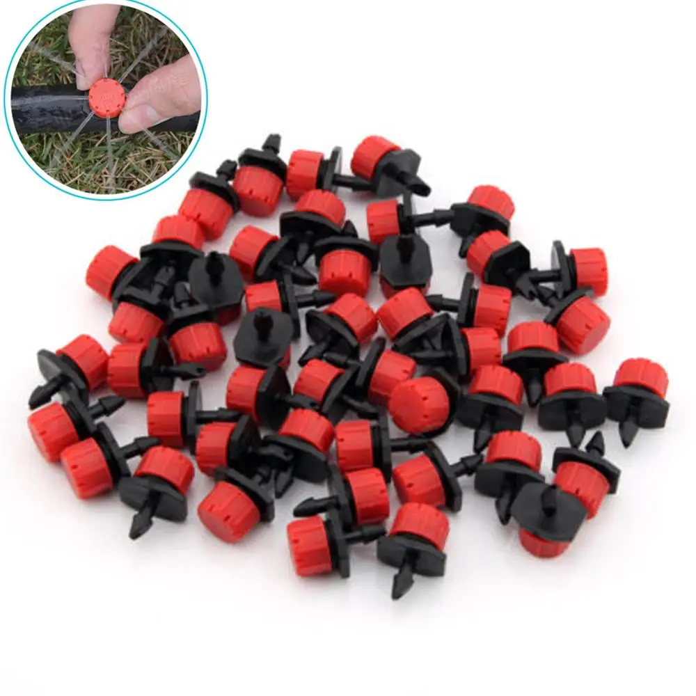 100 шт./компл. разбрызгиватель для садового орошения регулируемая головка