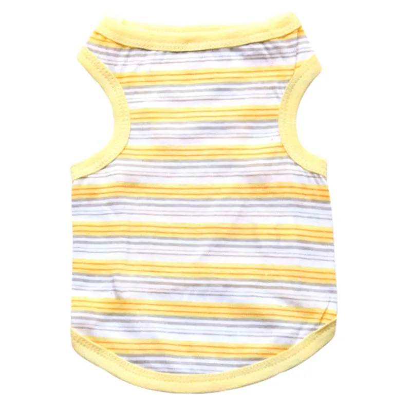 Летняя одежда для собак хлопковая жилетка щенков рубашка костюм кошек и чихуахуа