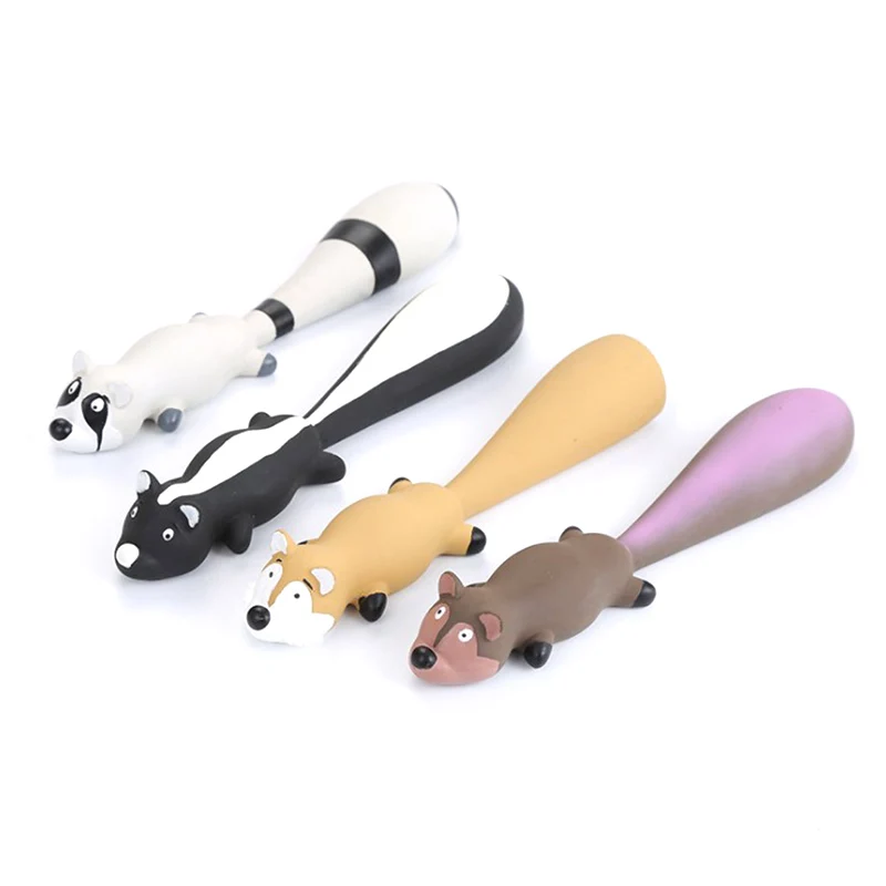 Хот дог из латекса писк игрушка мультфильм длинный хвост енот молярная собака