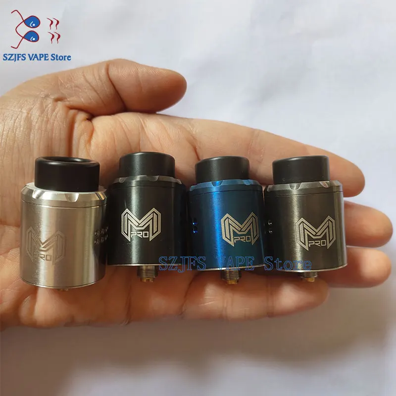 Бак для электронной сигареты Mesh Pro RDA 25 мм с одной катушкой и двойной дрип-тип Delrin